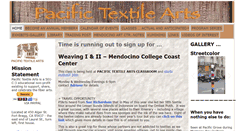 Desktop Screenshot of pacifictextilearts.org